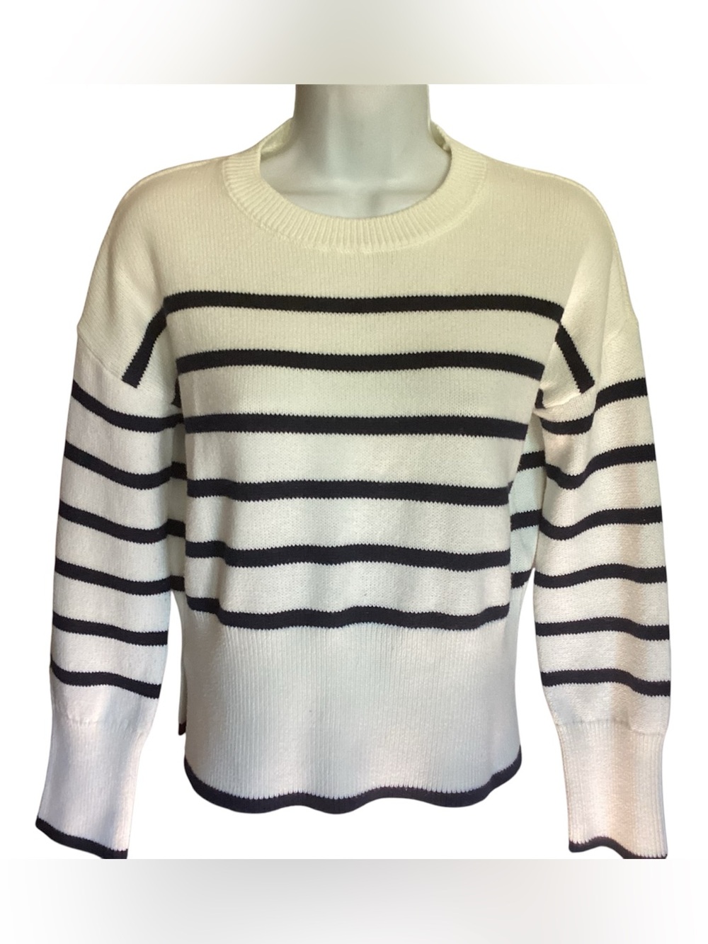 Ribbed crop sweater. M